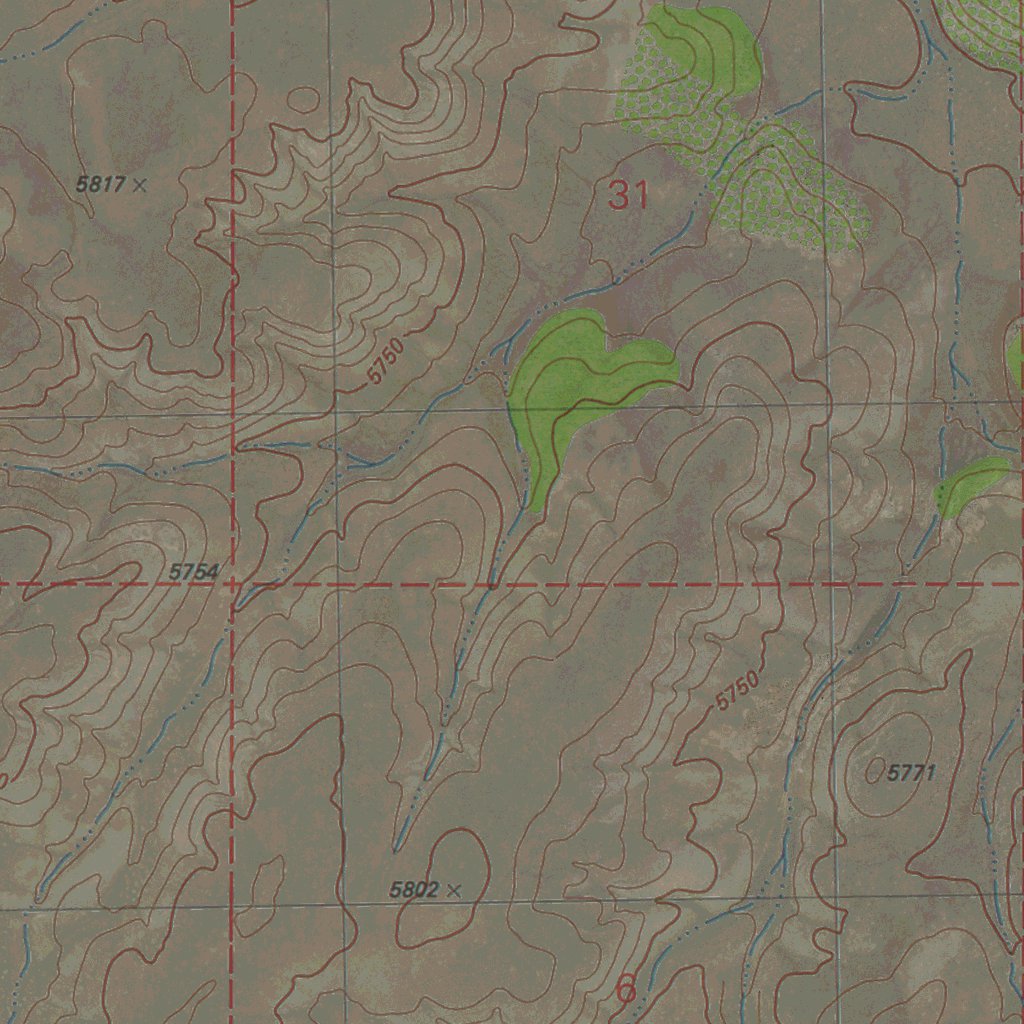 AZ-HUALAPAI TANK: GeoChange 1974-2010 Map by Western Michigan ...