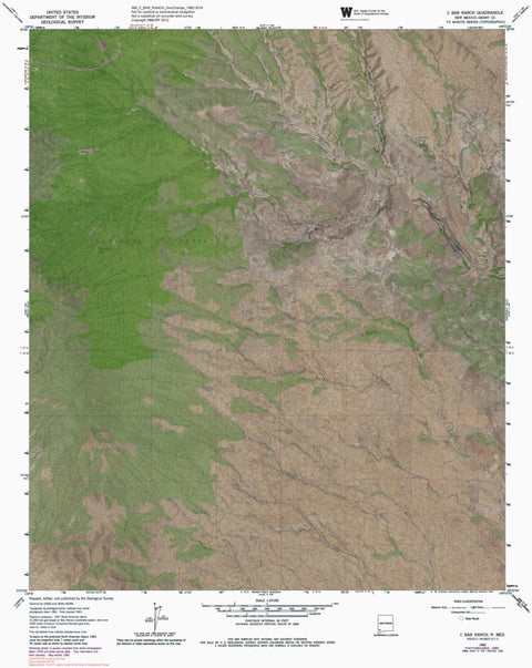 NM-C BAR RANCH: GeoChange 1962-2014 Preview 1
