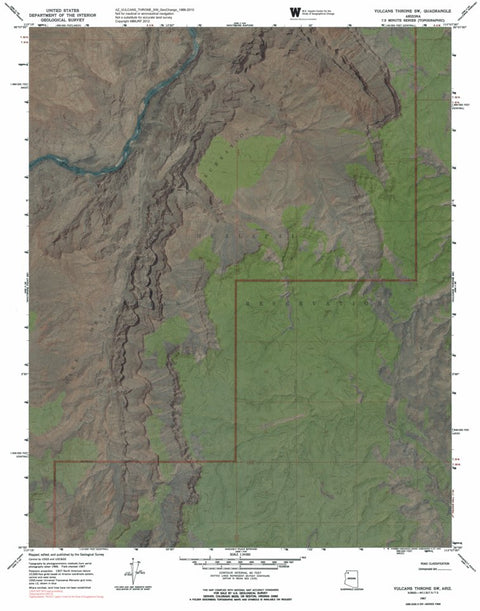 AZ-VULCANS THRONE SW: GeoChange 1966-2010 Preview 1