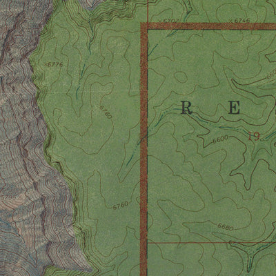 AZ-VULCANS THRONE SW: GeoChange 1966-2010 Preview 2