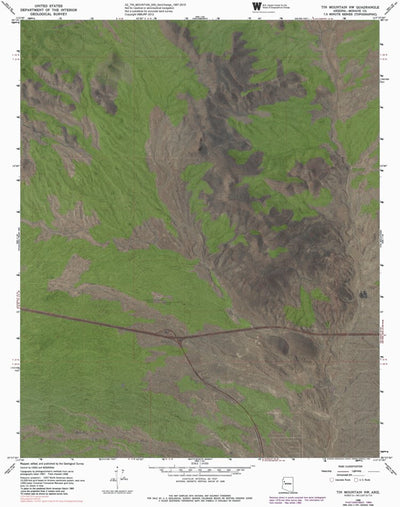 AZ-TIN MOUNTAIN NW: GeoChange 1967-2010 Preview 1