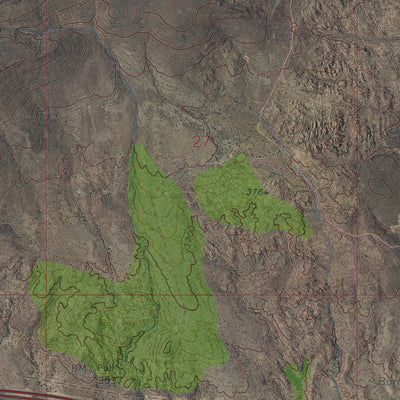AZ-TIN MOUNTAIN NW: GeoChange 1967-2010 Preview 3