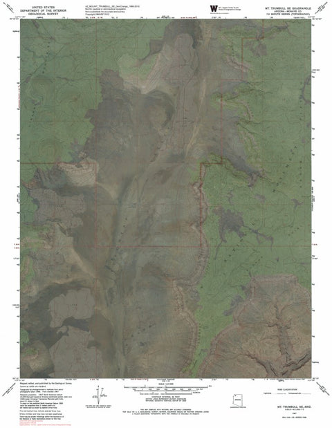 AZ-MOUNT TRUMBULL SE: GeoChange 1966-2010 Preview 1