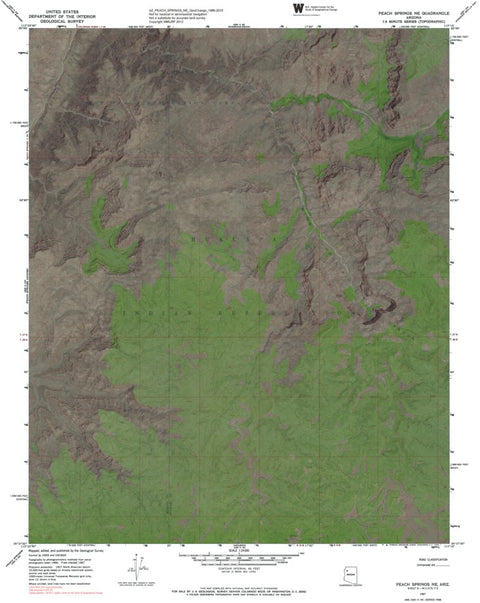 AZ-PEACH SPRINGS NE: GeoChange 1966-2010 Preview 1