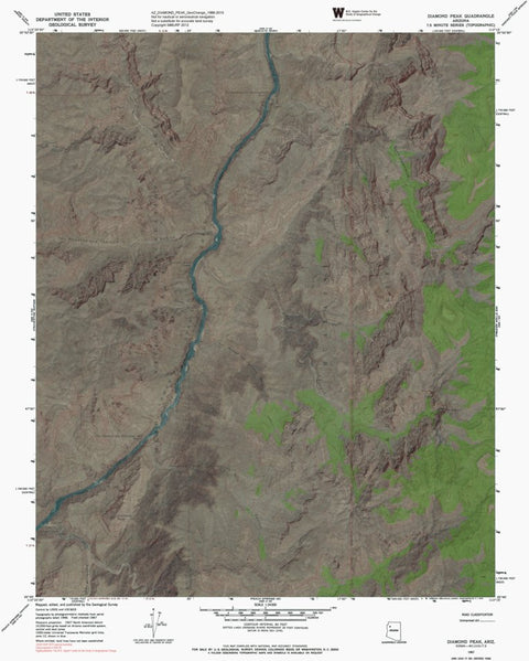 AZ-DIAMOND PEAK: GeoChange 1966-2010 Preview 1