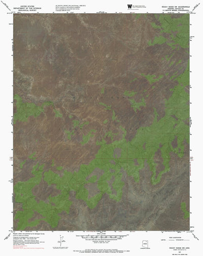 AZ-ROCKY RIDGE SW: GeoChange 1966-2012 Preview 1