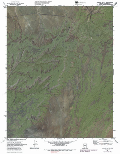 AZ-SQUARE BUTTE: GeoChange 1968-2012 Preview 1