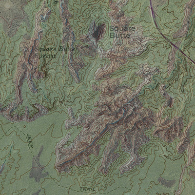 AZ-SQUARE BUTTE: GeoChange 1968-2012 Preview 3