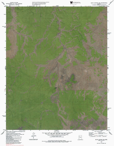 AZ-BLYE CANYON NE: GeoChange 1973-2010 Preview 1