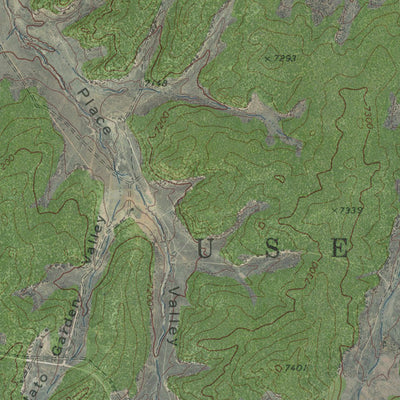 AZ-CLIFF ROSE HILL: GeoChange 1967-2012 Preview 2