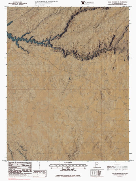 UT-HALLS CROSSING NE: GeoChange 1981-2011 Preview 1