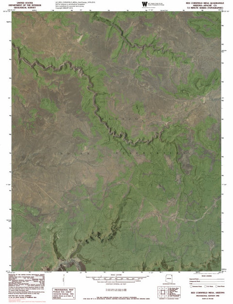 AZ-RED CORNFIELD MESA: GeoChange 1976-2010 Preview 1