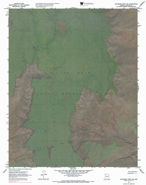 AZ-WHITMORE POINT SW: GeoChange 1966-2010 Preview 1