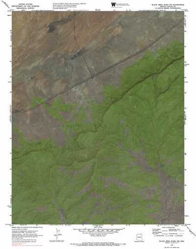AZ-BLACK MESA WASH NW: GeoChange 1968-2012 Preview 1
