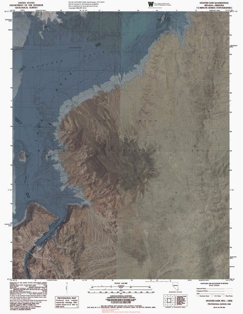 NV-AZ-HOOVER DAM: GeoChange 1977-2010 Preview 1