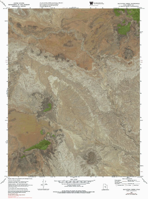 UT-SALVATION CREEK: GeoChange 1966-2011 Preview 1