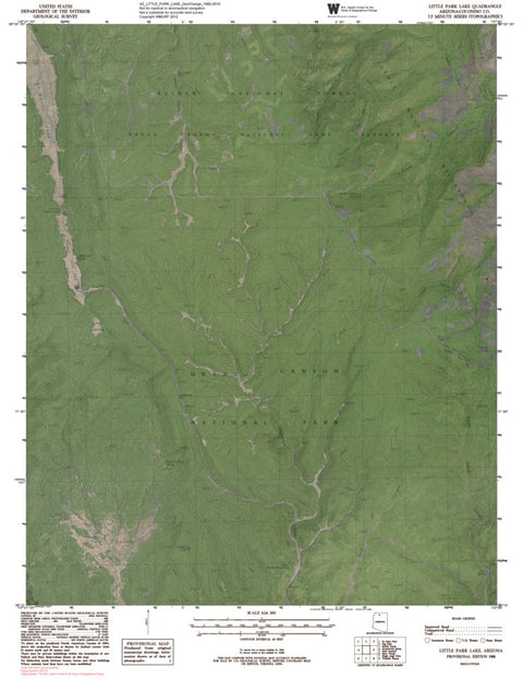 AZ-LITTLE PARK LAKE: GeoChange 1982-2010 Preview 1