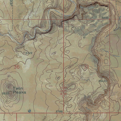 UT-MUSSENTUCHIT FLAT: GeoChange 1966-2011 Preview 2