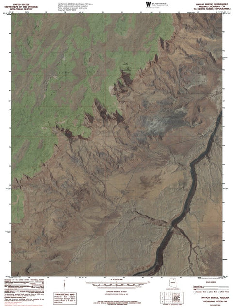 AZ-NAVAJO BRIDGE: GeoChange 1977-2010 Preview 1