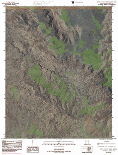 AZ-WEST CANYON CREEK: GeoChange 1977-2010 Preview 1