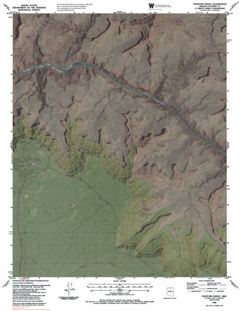 AZ-PHANTOM RANCH: GeoChange 1982-2010 Preview 1