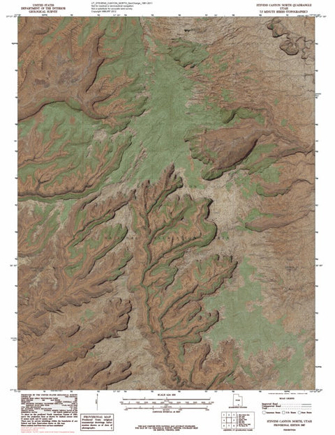 UT-STEVENS CANYON NORTH: GeoChange 1981-2011 Preview 1
