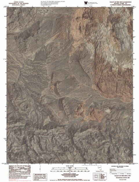 NV-VALLEY OF FIRE WEST: GeoChange 1973-2010 Preview 1