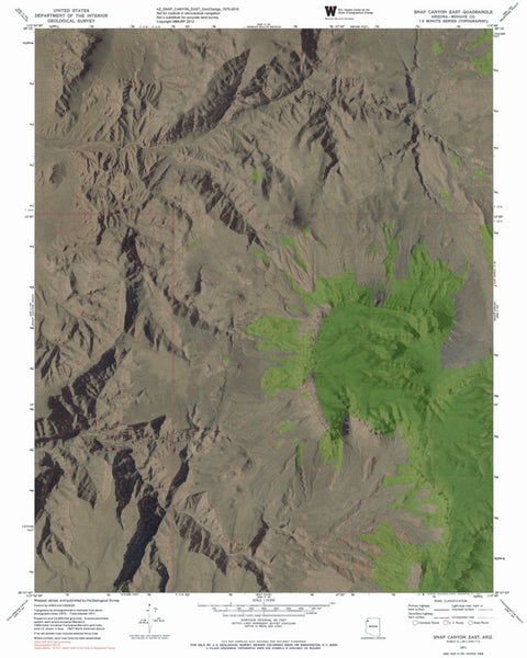 AZ-SNAP CANYON EAST: GeoChange 1970-2010 Preview 1
