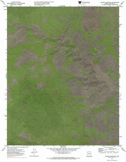 AZ-GRASSY MOUNTAIN: GeoChange 1970-2010 Preview 1