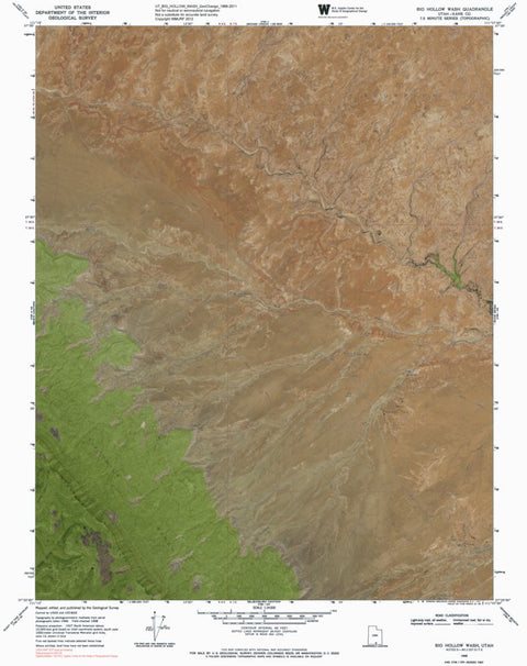 UT-BIG HOLLOW WASH: GeoChange 1966-2011 Preview 1