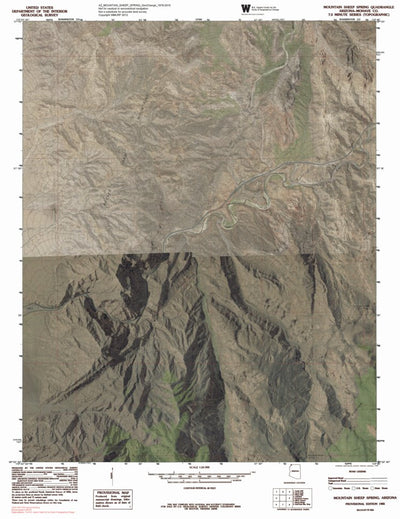 AZ-MOUNTAIN SHEEP SPRING: GeoChange 1978-2010 Preview 1
