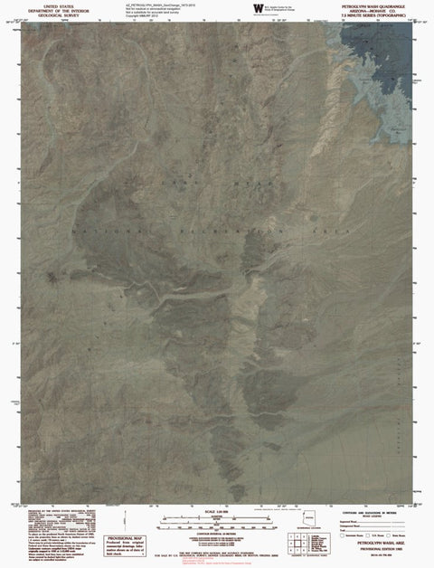 AZ-PETROGLYPH WASH: GeoChange 1973-2010 Preview 1