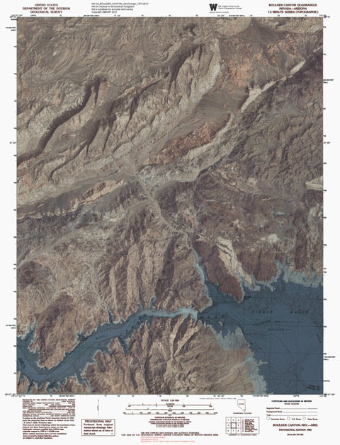 NV-AZ-BOULDER CANYON: GeoChange 1973-2010 Preview 1