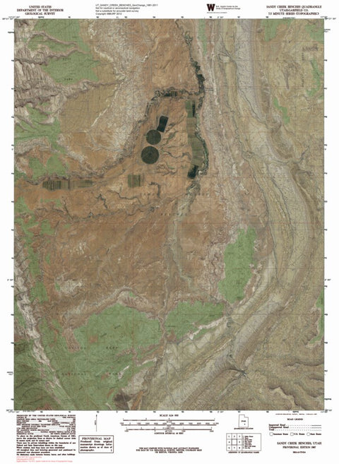 UT-SANDY CREEK BENCHES: GeoChange 1981-2011 Preview 1