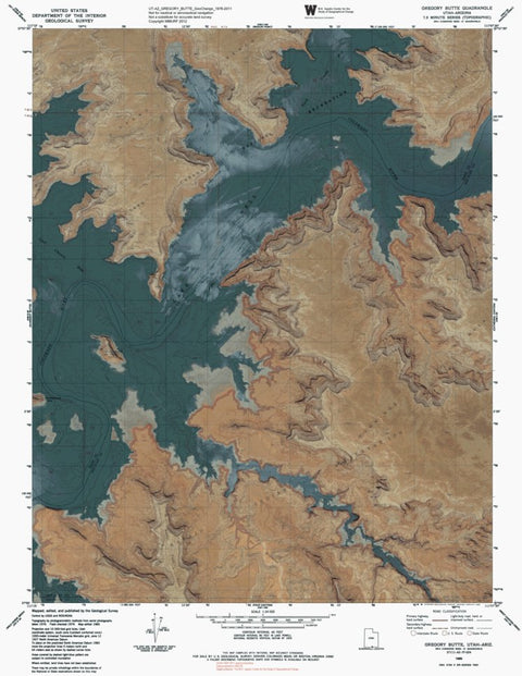 UT-AZ-GREGORY BUTTE: GeoChange 1976-2011 Preview 1