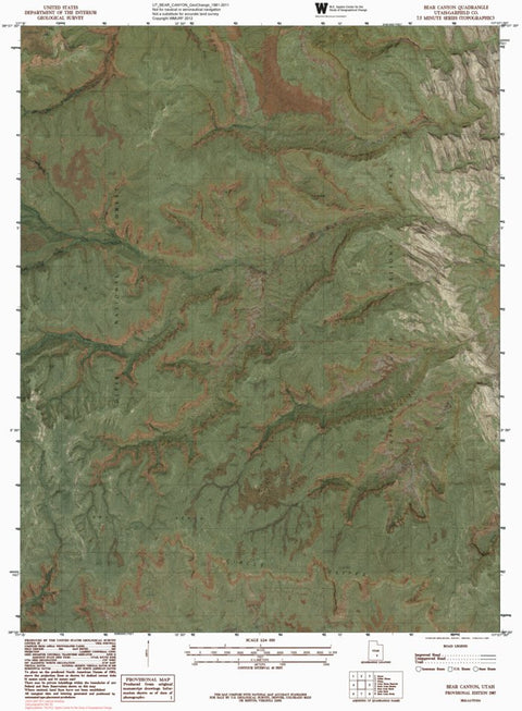 UT-BEAR CANYON: GeoChange 1981-2011 Preview 1