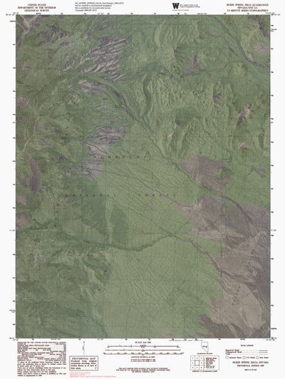 NV-HORSE SPRING HILLS: GeoChange 1962-2010 Preview 1