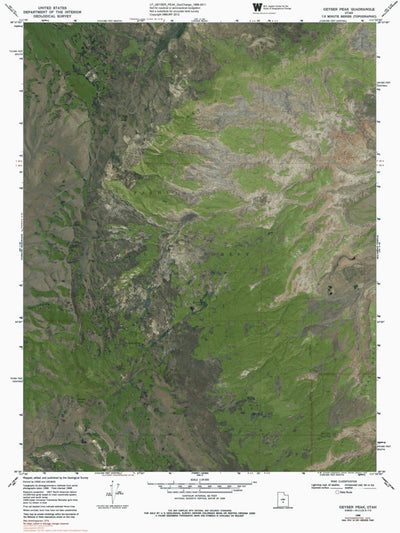 UT-GEYSER PEAK: GeoChange 1966-2011 Preview 1