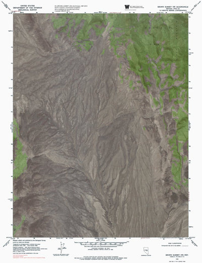 NV-BROWN SUMMIT NW: GeoChange 1967-2010 Preview 1