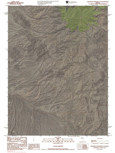 NV-SHOSHONE MEADOWS NE: GeoChange 1964-2010 Preview 1