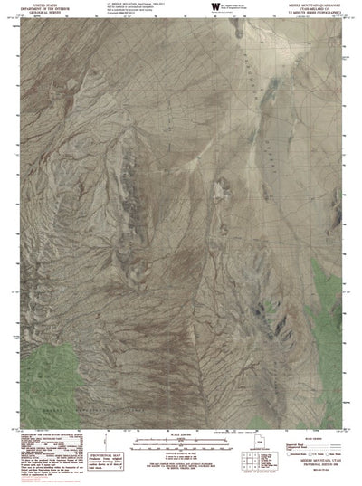 UT-MIDDLE MOUNTAIN: GeoChange 1953-2011 Preview 1