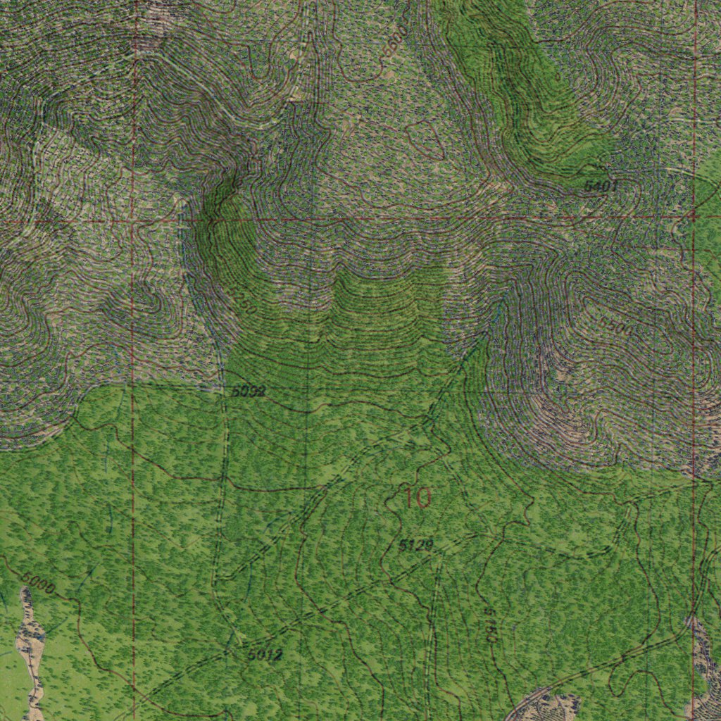 OR-SIXTEEN BUTTE: GeoChange 1974-2012 Map by Western Michigan ...