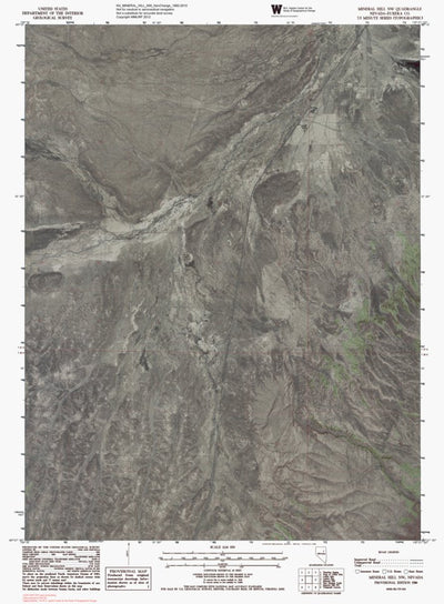 NV-MINERAL HILL NW: GeoChange 1982-2010 Preview 1