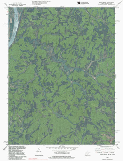 WV-OH-POND CREEK: GeoChange 1957-2011 Preview 1
