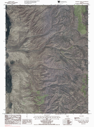 NV-PAPOOSE CANYON: GeoChange 1982-2010 Preview 1