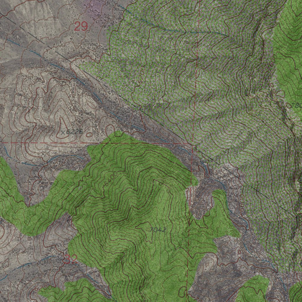 NV-MOORMAN SPRING NE: GeoChange 1964-2010 Map by Western Michigan ...