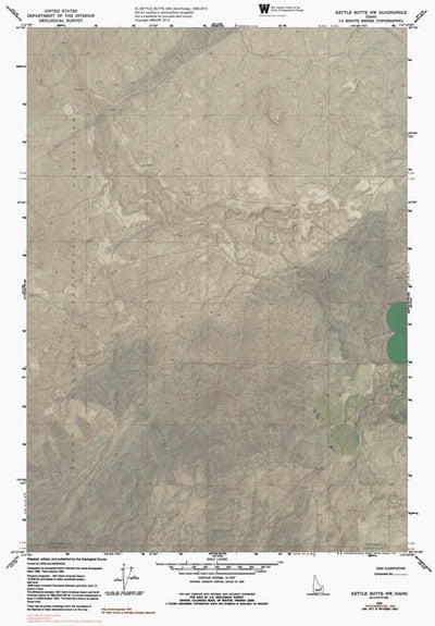ID-KETTLE BUTTE NW: GeoChange 1959-2013 Preview 1