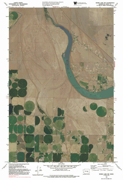 WA-MOSES LAKE NW: GeoChange 1954-2015 Preview 1