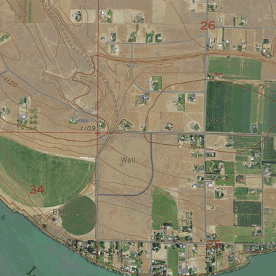 WA-MOSES LAKE NW: GeoChange 1954-2015 Preview 3