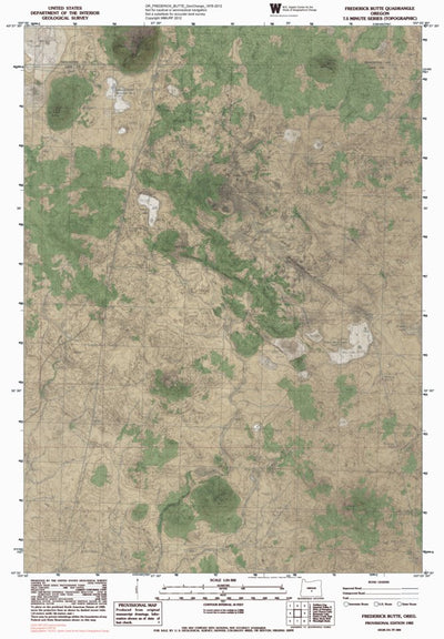 OR-FREDERICK BUTTE: GeoChange 1976-2012 Preview 1